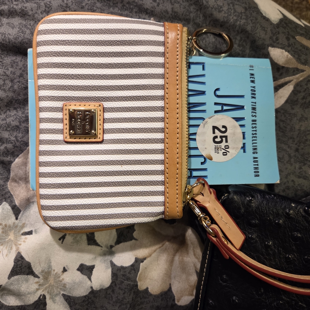 Dooney & Bourke Striped Wristlet